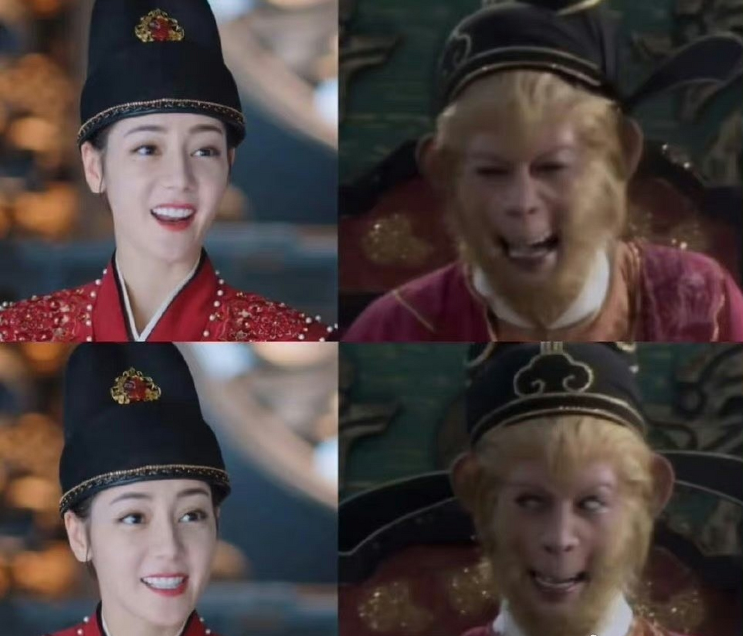 迪丽热巴回应撞脸弼马温,热巴表示虽然自己从小看《西游记》,但完全没