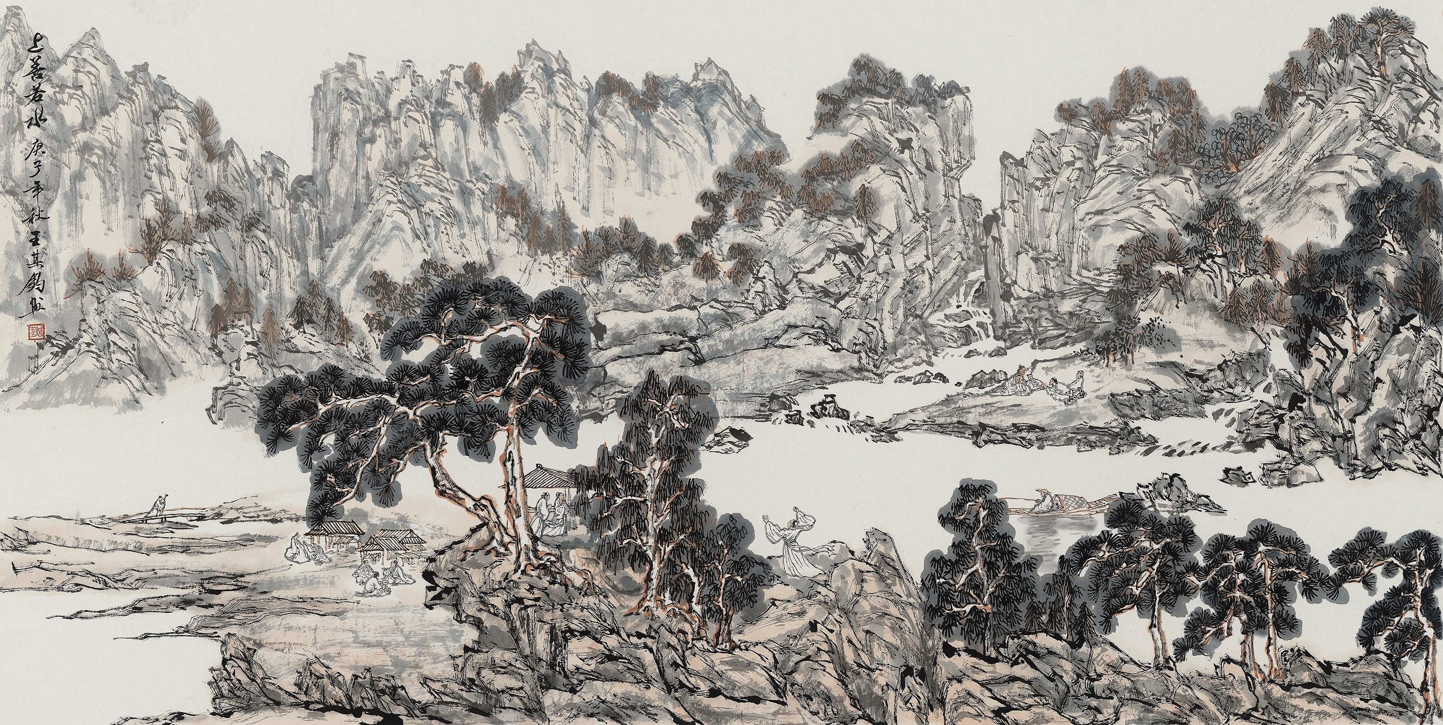 学院派画家王其钧,龚文桢作品欣赏