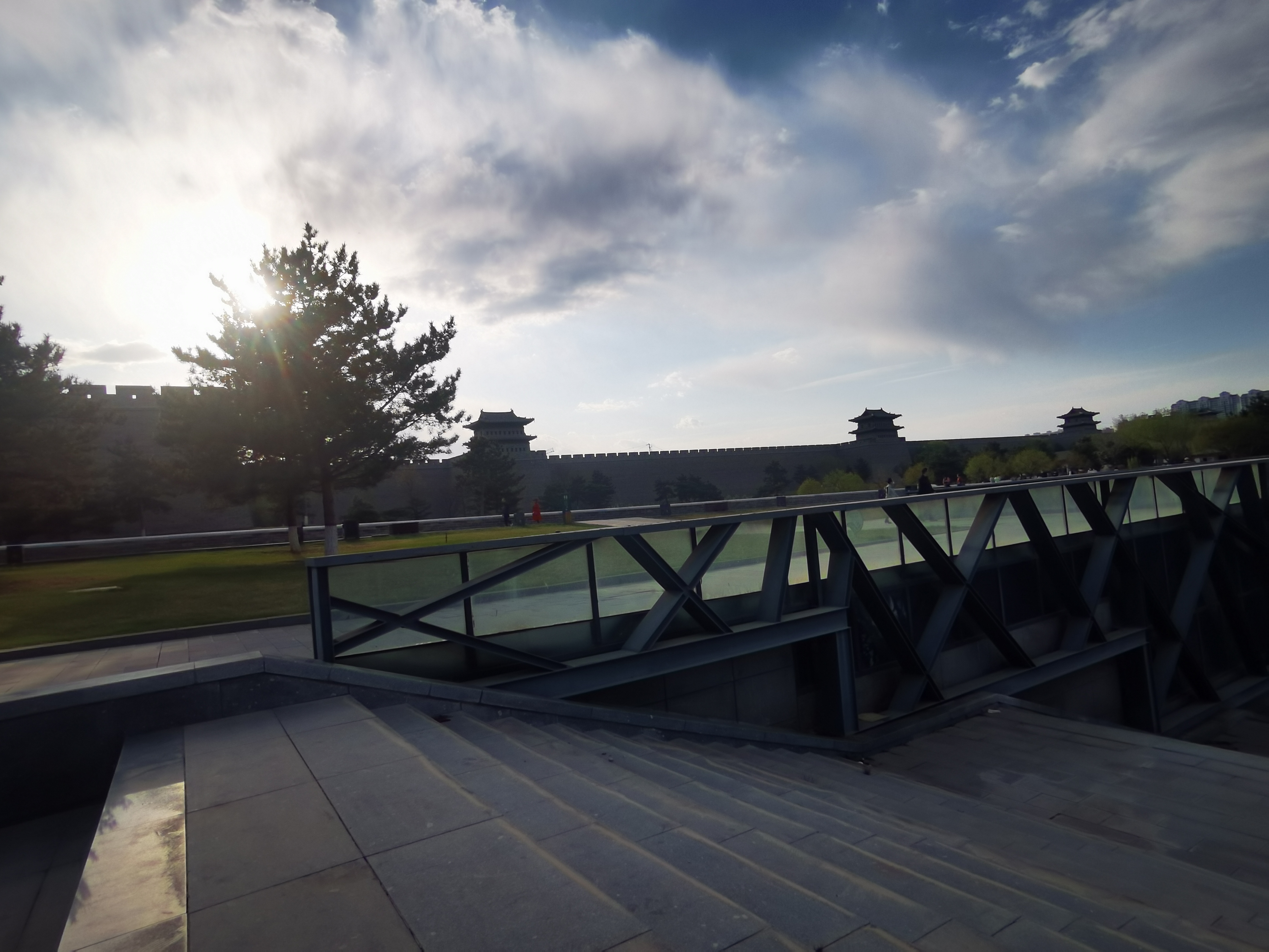 实拍|大同城墙带状公园美景!