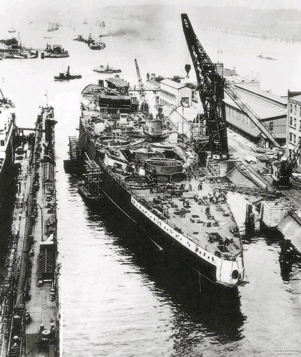 舰船欣赏:德国海军 塞德利茨号战列巡洋舰