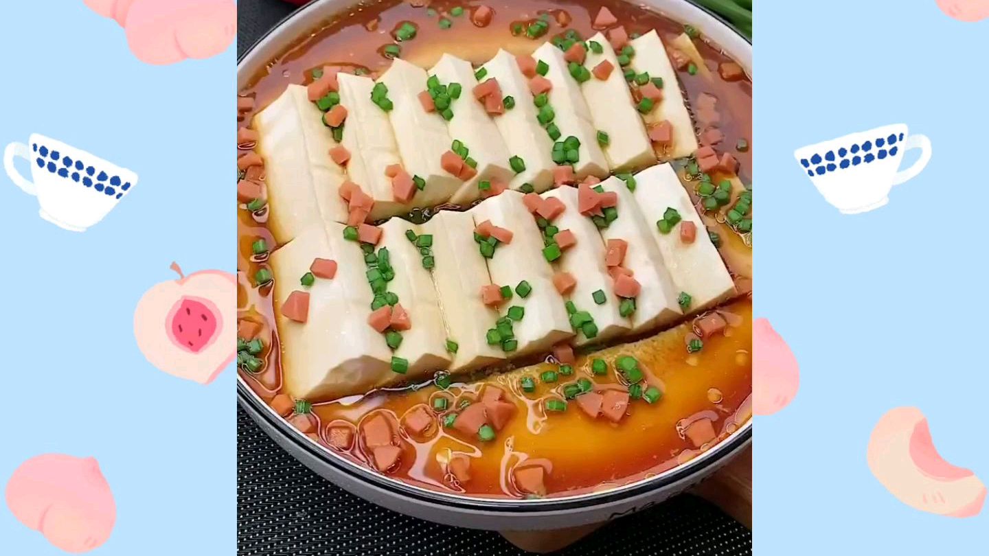 豆腐蒸鸡蛋,高营养高蛋白,建议每天来一盘