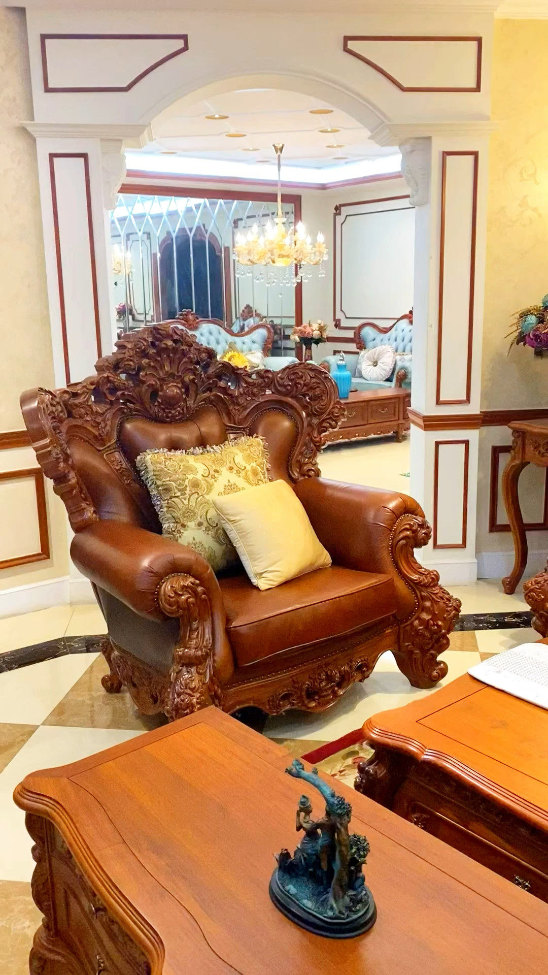 欧式红木至尊豪华款沙发,别墅大宅专属,【红木更高端的欧式家具】欧式