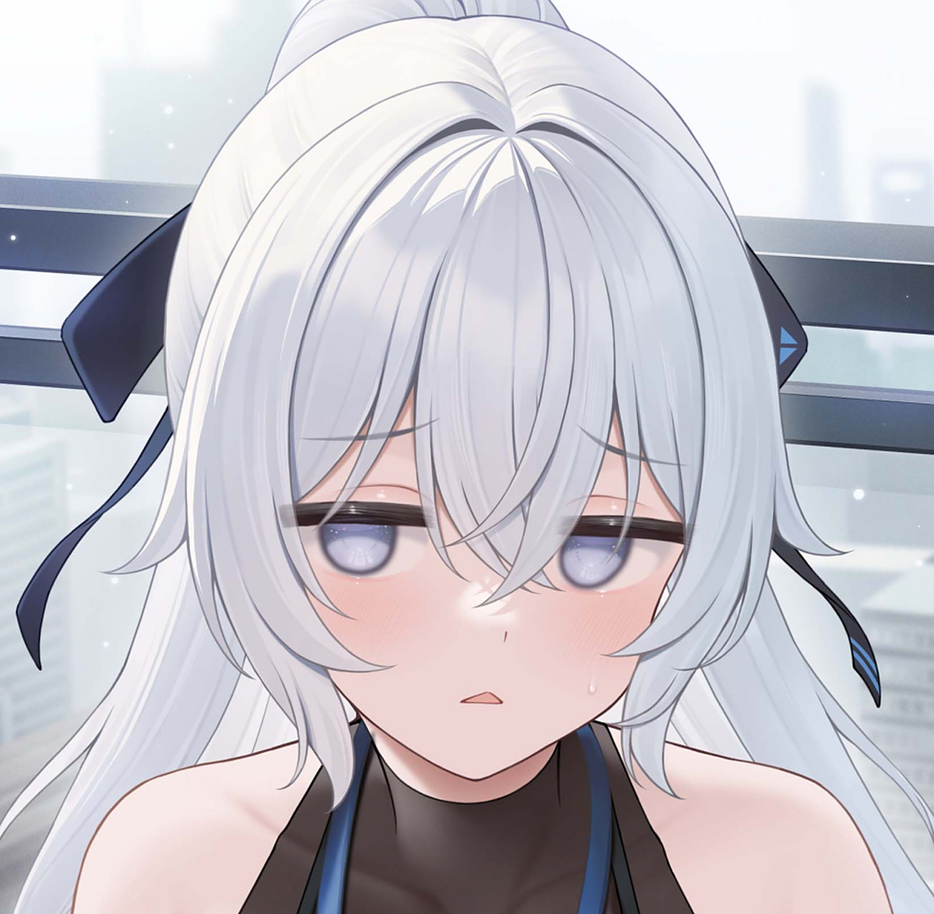 布洛妮娅这个表情有种很呆的美感 画师:fukuro袋子#二次元美图# #我爱