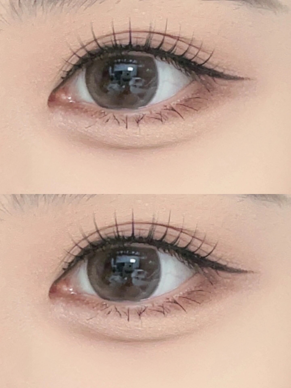 韩系伪素颜妆 本次眼妆小精髓～ 11566棕色系锁边温柔 21566