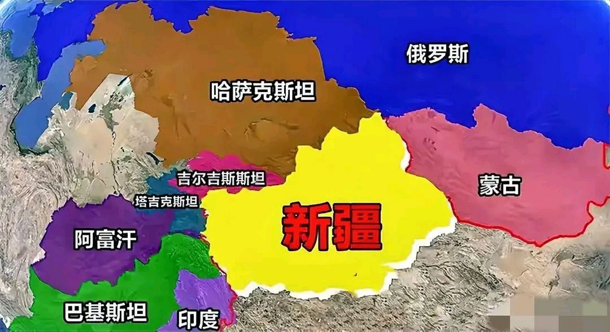 如果哈萨克斯坦属于中国,我们就可以涿鹿中东和欧洲了,西边国界就在