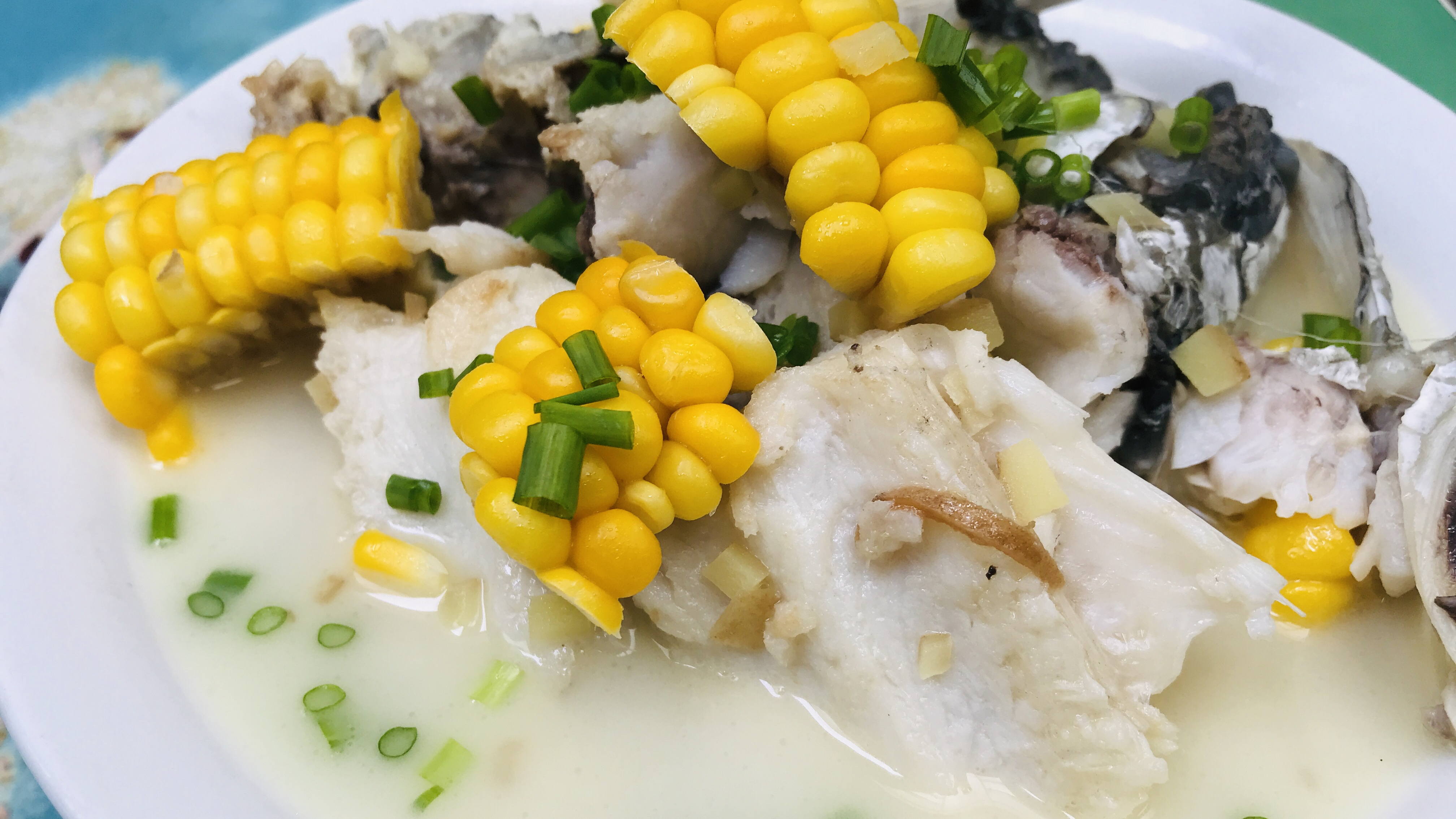 玉米和鱼头鱼骨这样做才最好吃,香甜味美,菜好吃汤更好喝