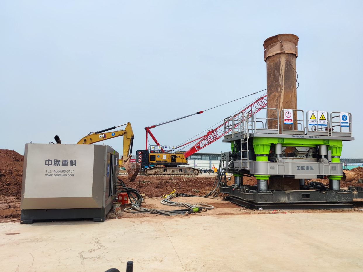 "钻"业技能强大!中联重科全回转钻机助建宝安国际机场t4枢纽站