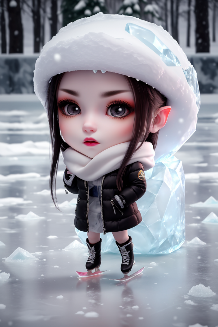 超可爱的q版美杜莎女王美图