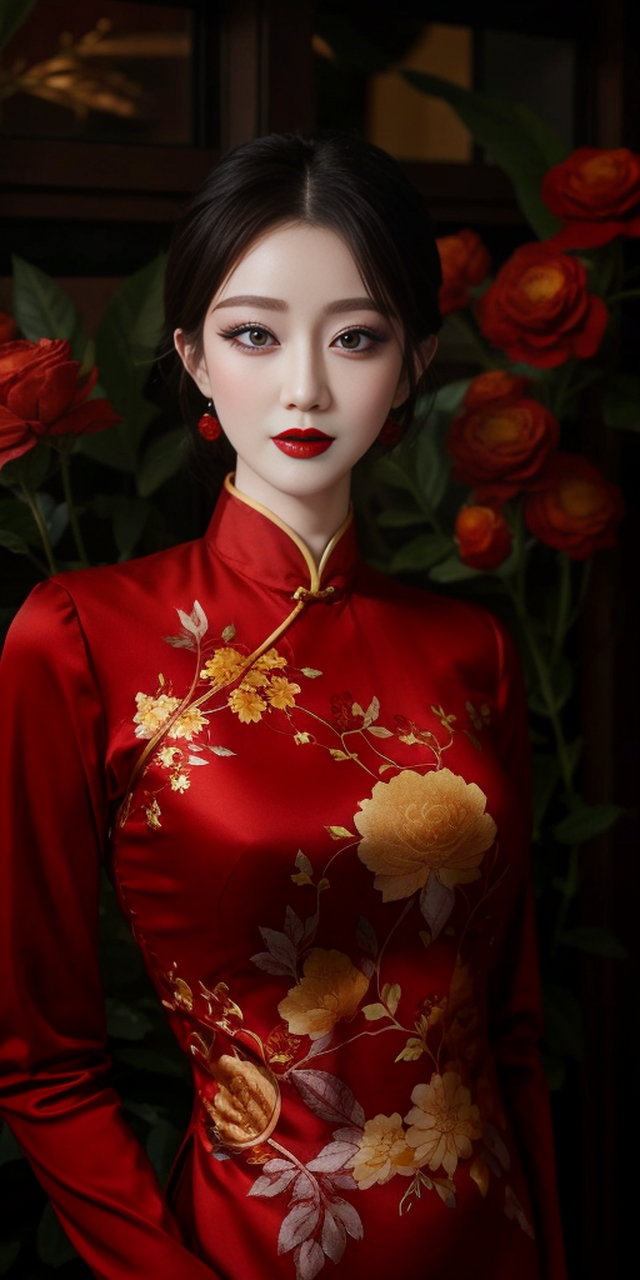 岁月静好,芳华绝代#老司机挑战极限操作# #旗袍美女