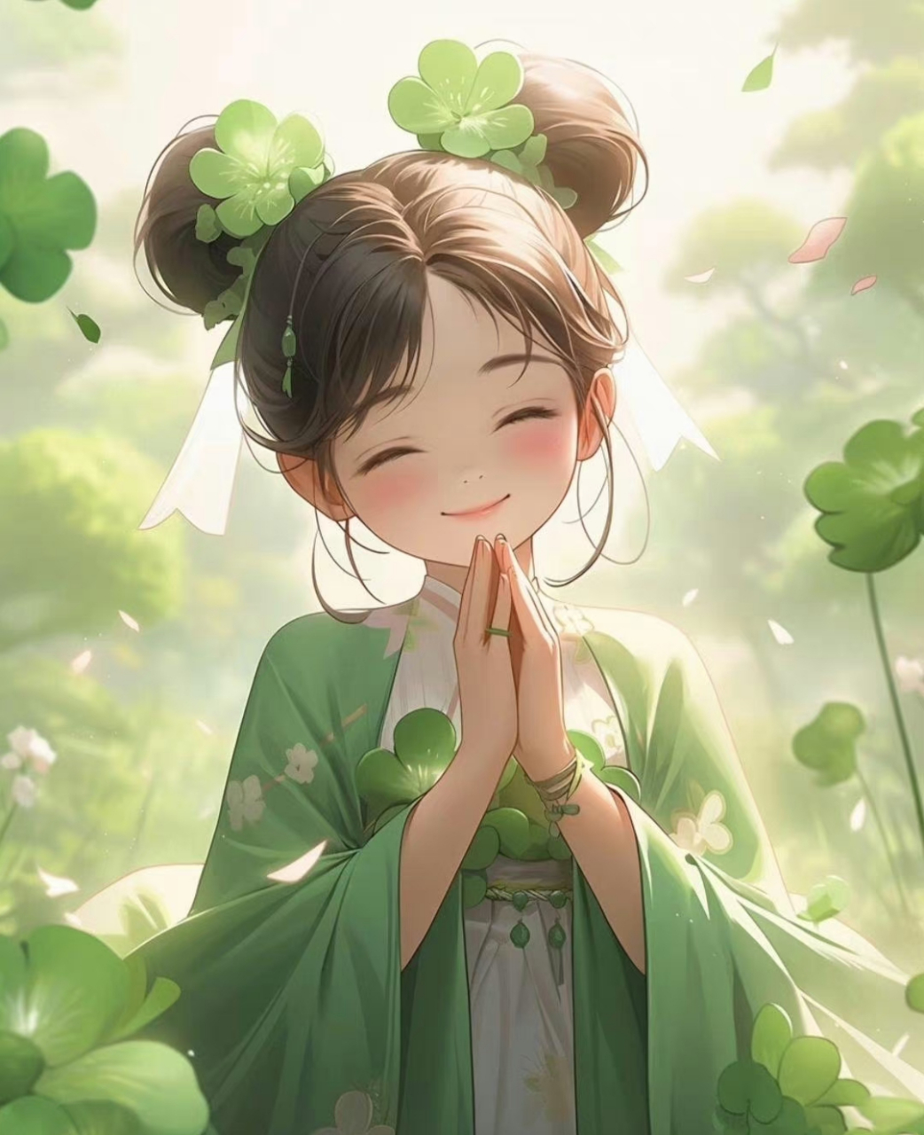 佛系幸运女孩头像