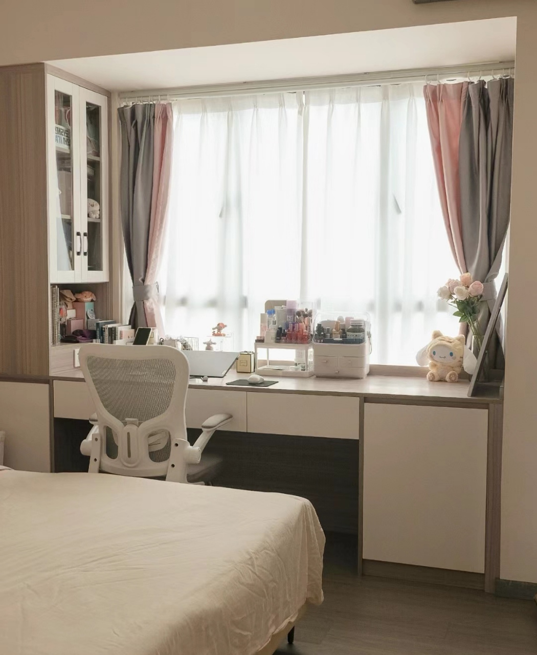 武汉装修公司# #武汉装修# 飘窗改书桌小户型卧室就该这么装 我的