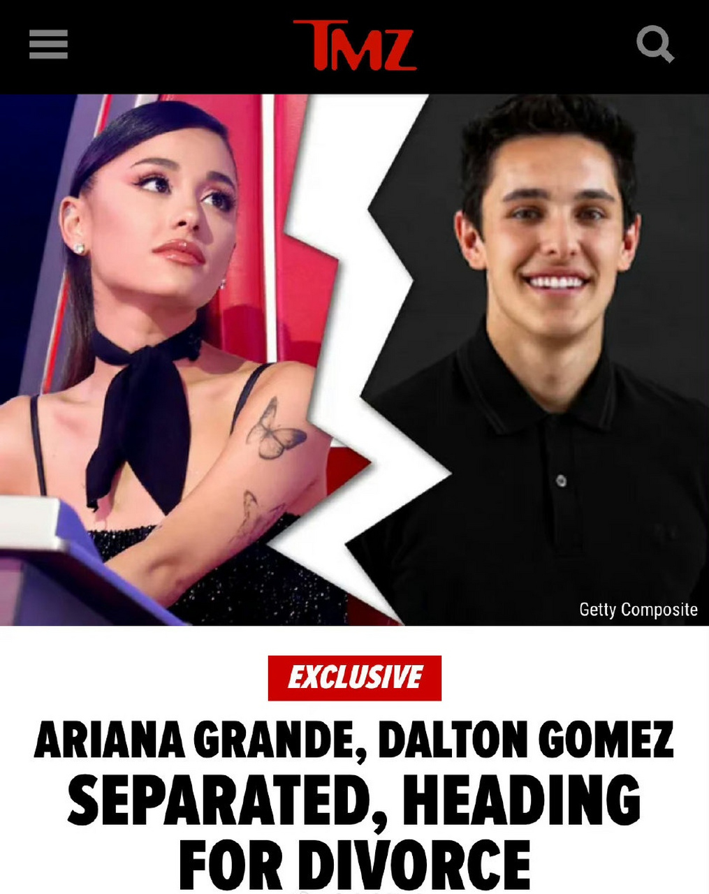 【曝a妹与丈夫已分居】 据外媒,美国女歌手ariana grande与丈夫dalton