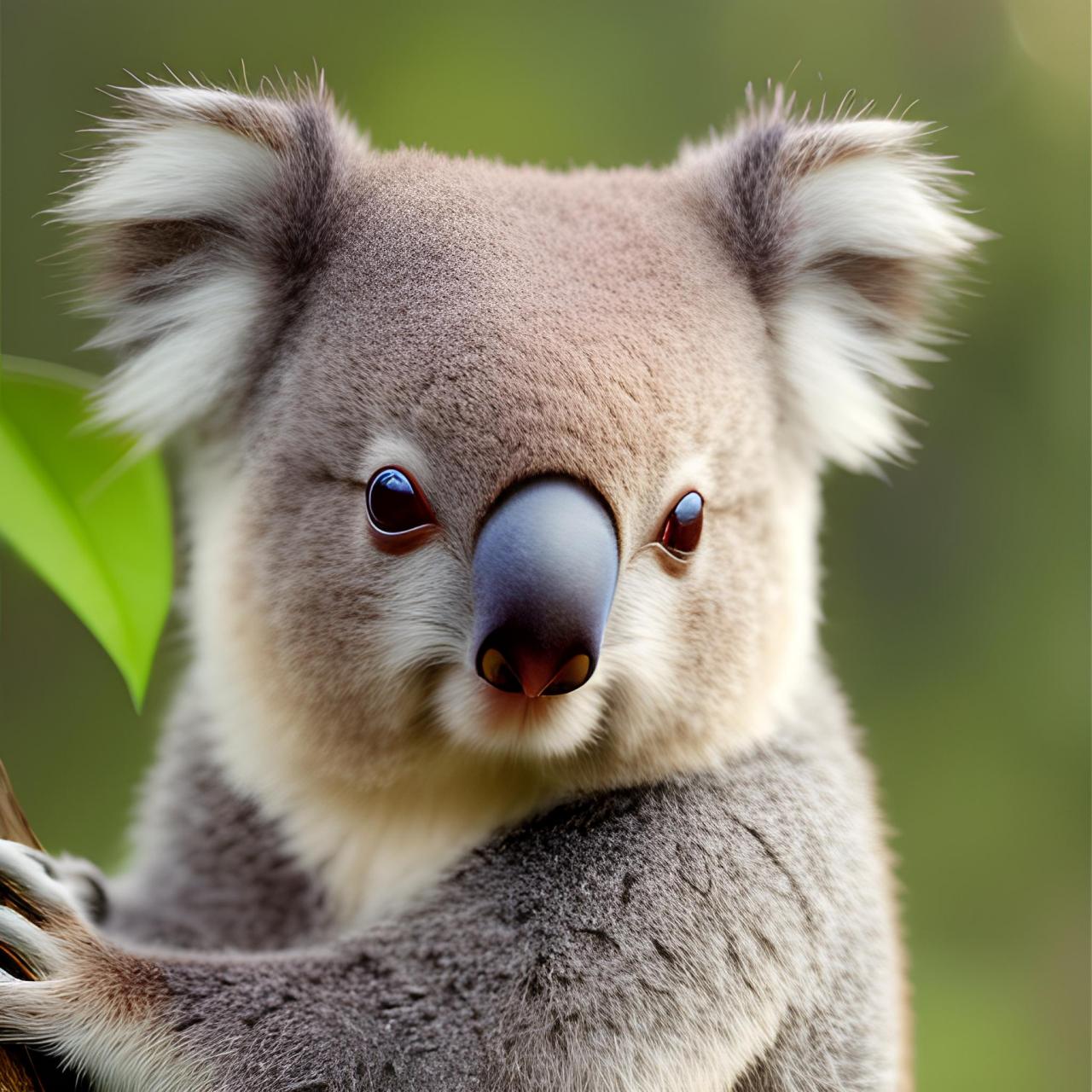 遇见一只呆萌的小可爱 #考拉