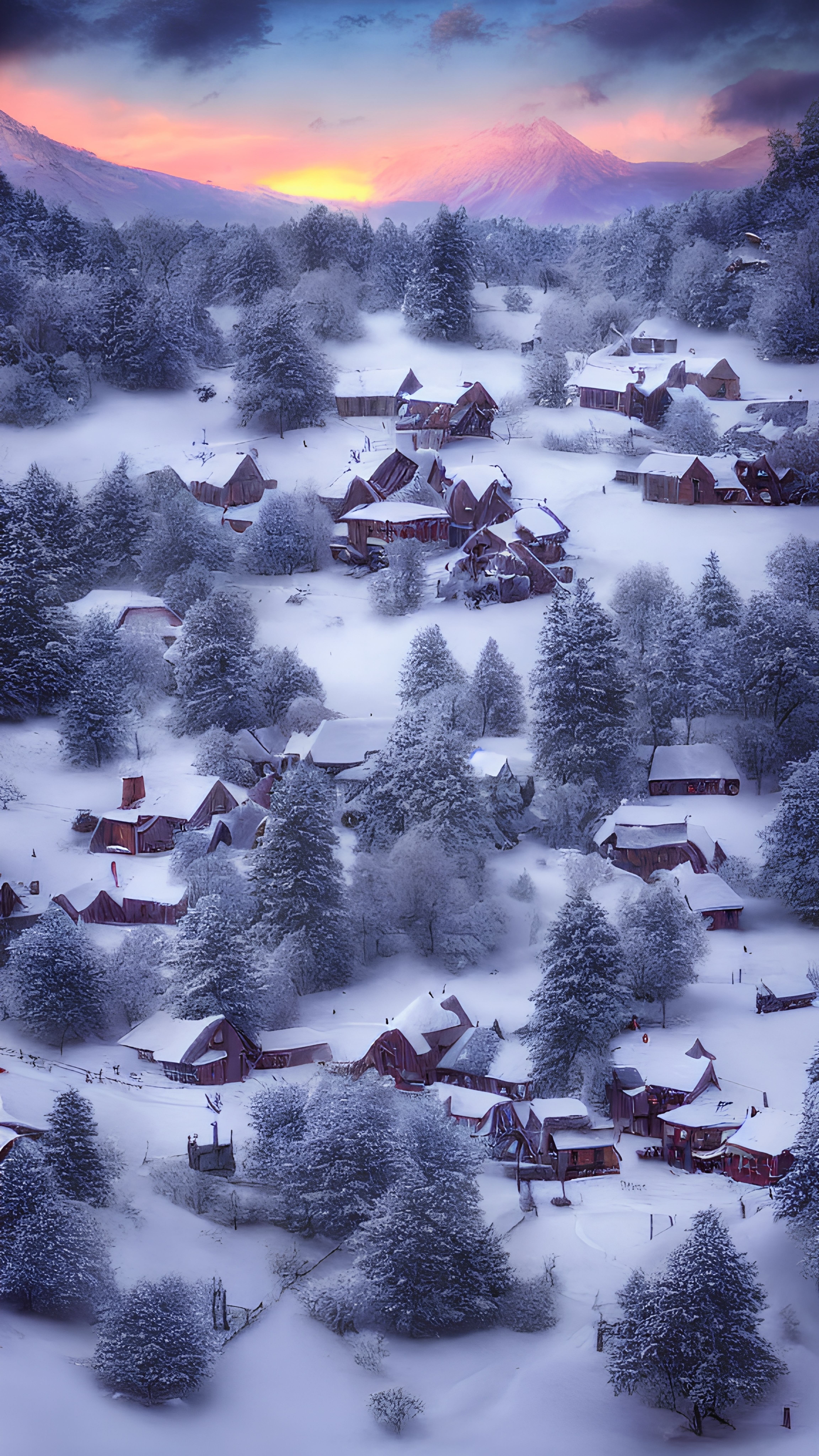 皑皑白雪漫天飞舞,漂亮的雪花,是神奇的大自然给人类的奇特风景