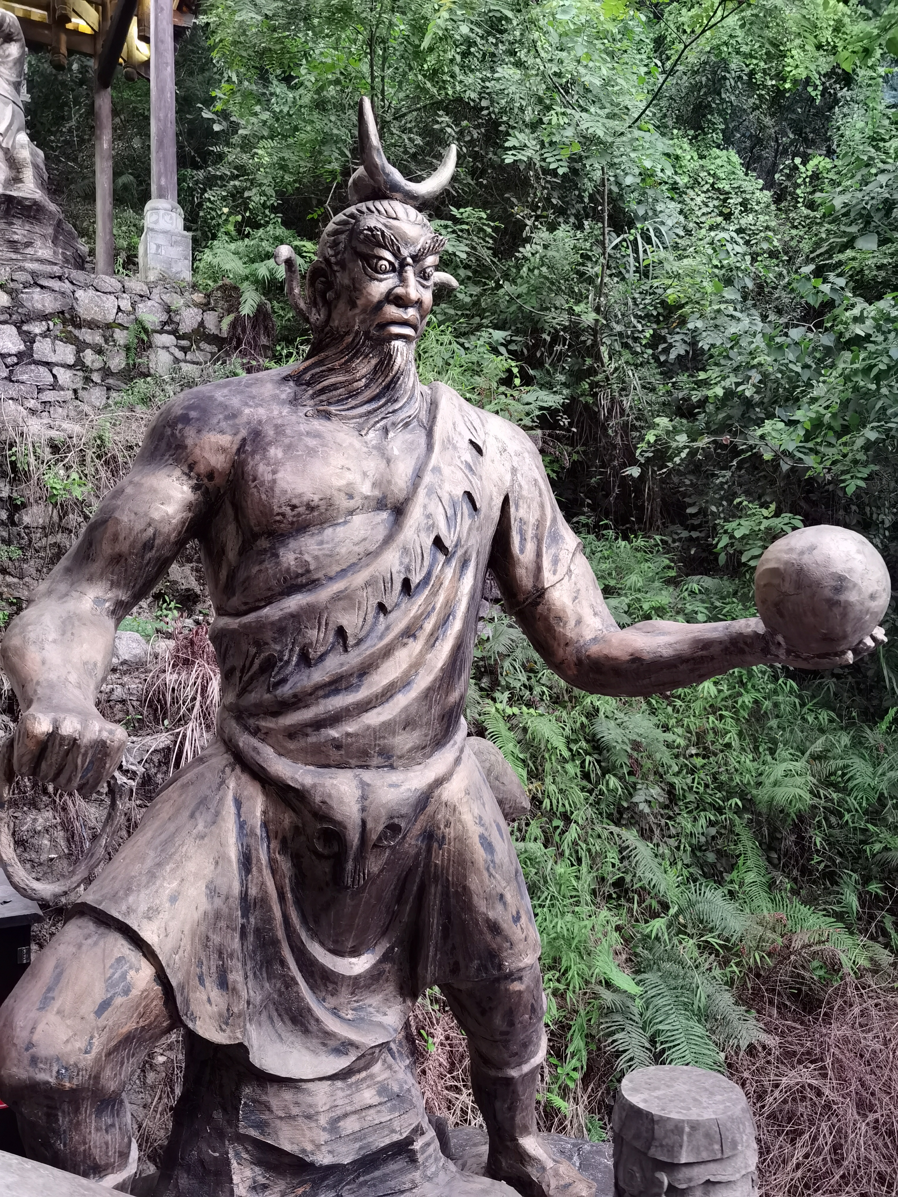 夜晚的彭水蚩尤九黎城,值得一去