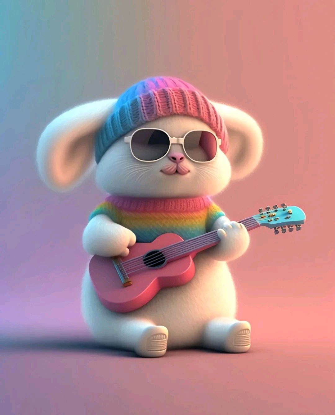 爱弹吉他的小兔兔