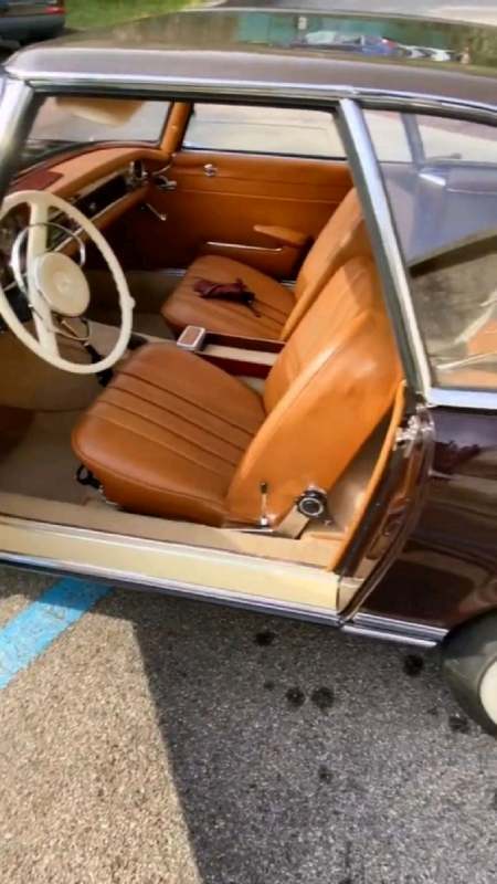 1965年产奔驰双门230sl #经典老车-度小视