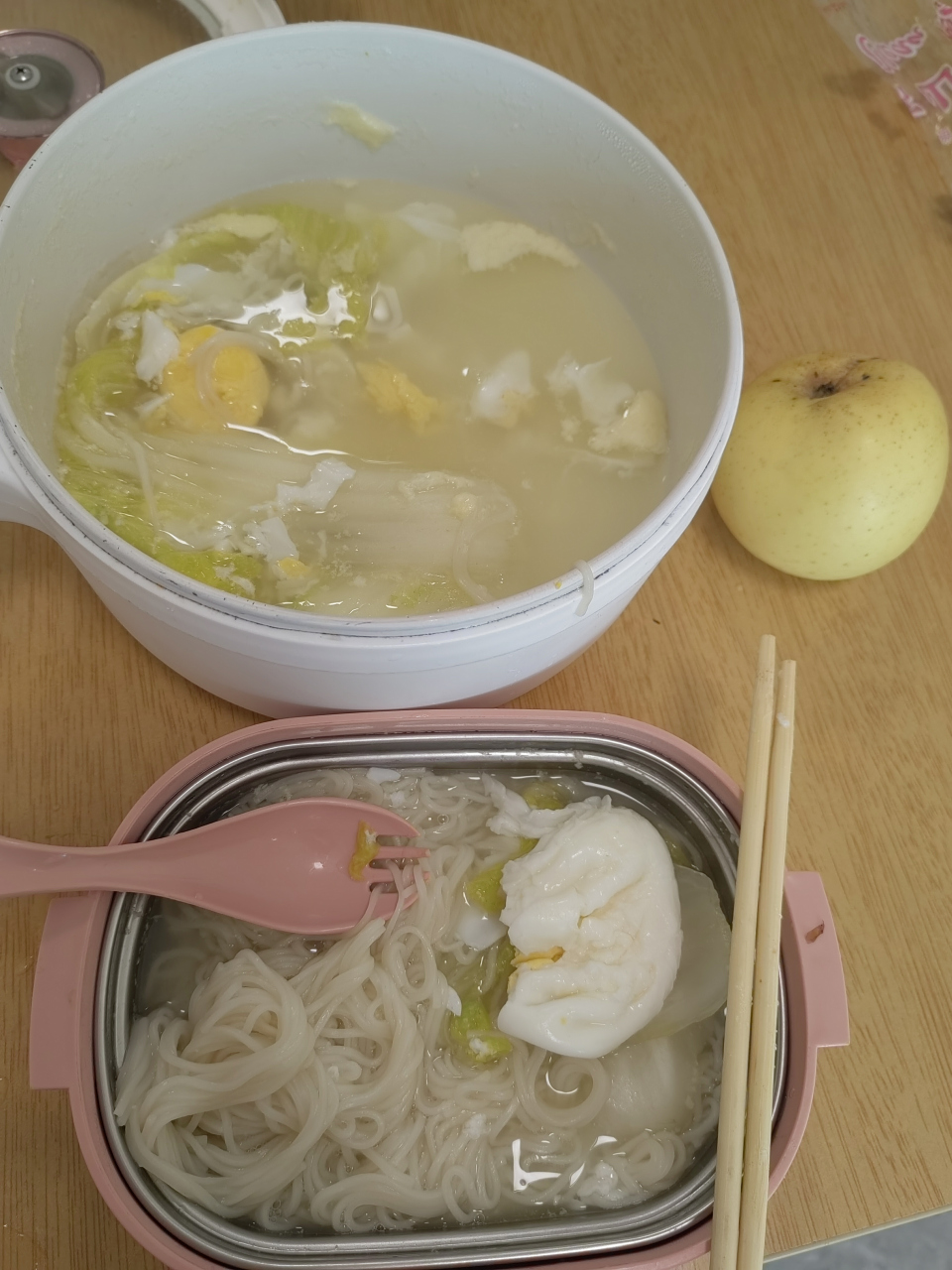 早饭清水煮面条