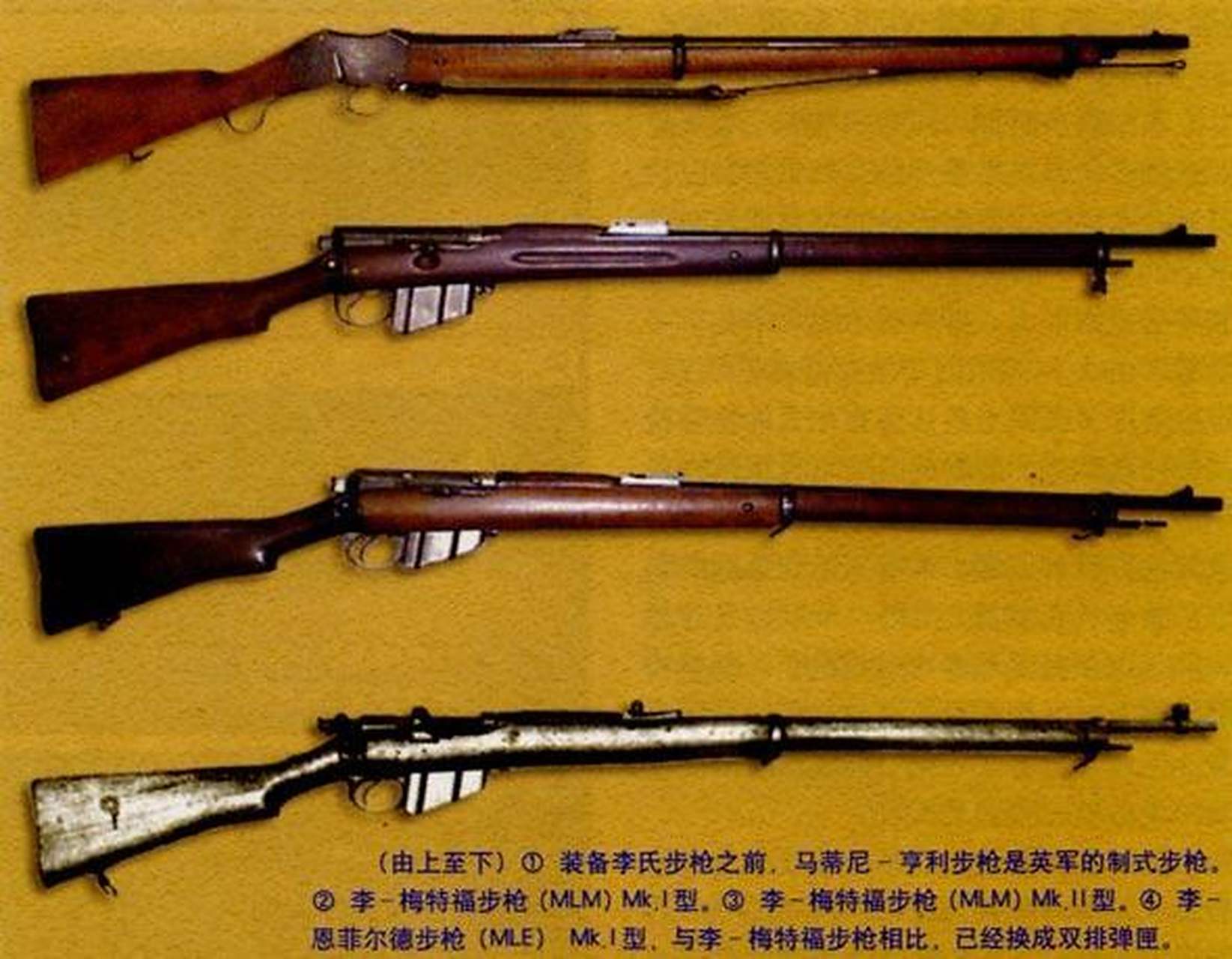 7毫米口径黑火药步枪弹,但当无烟发射药开始流行后,它的浅膛线便因很