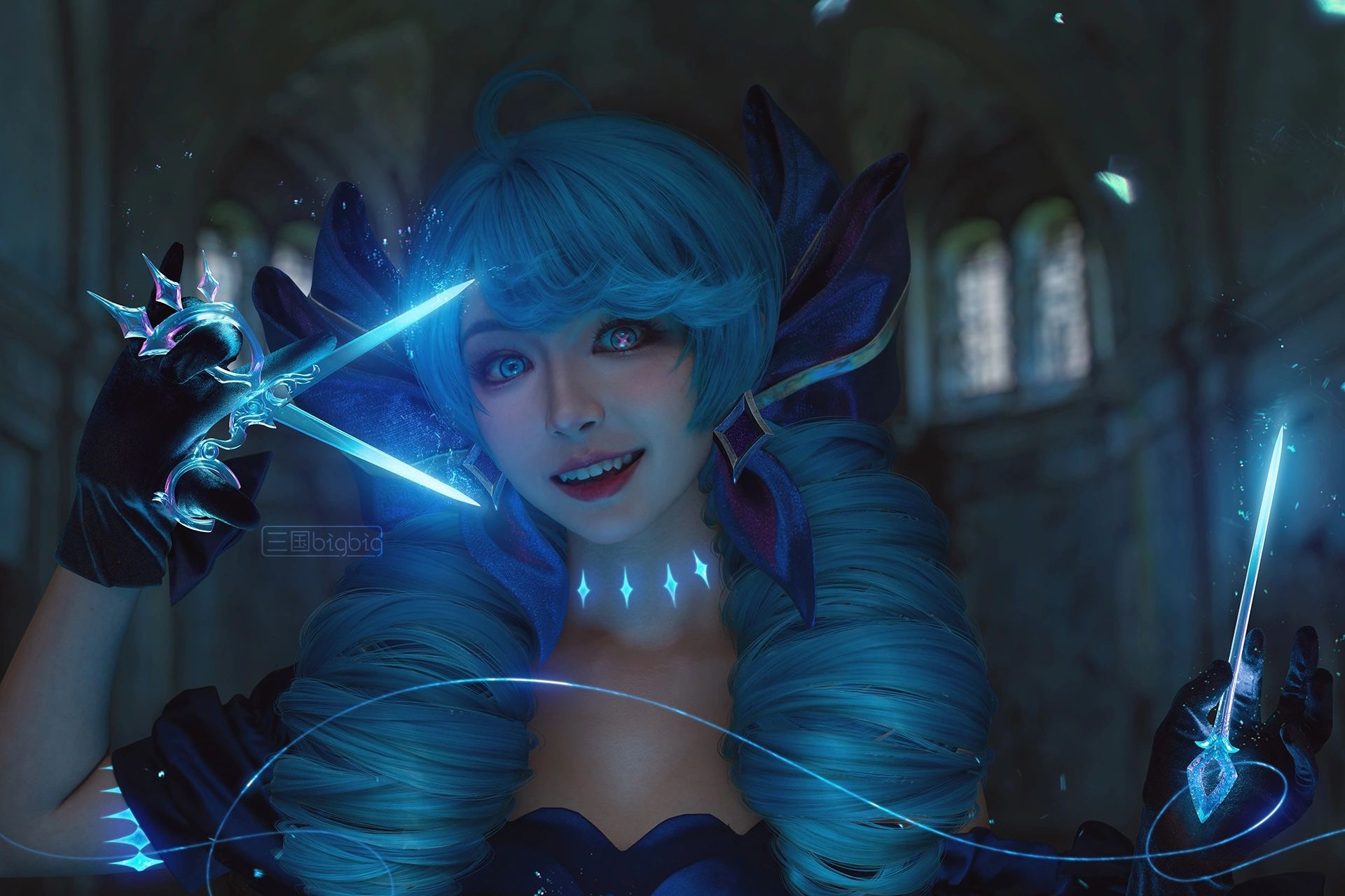 庆祝msi三连冠!lol|||格温@coser月潋寒殇#二次元# #游戏