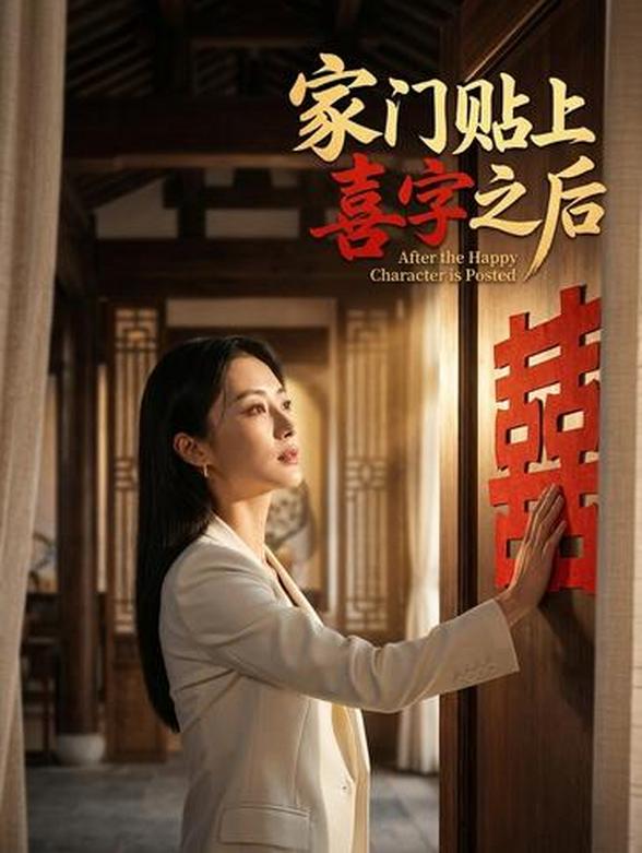 家门贴上喜字之后