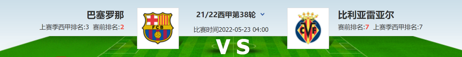 「老林侃球」西甲:巴萨vs比利亚雷亚尔