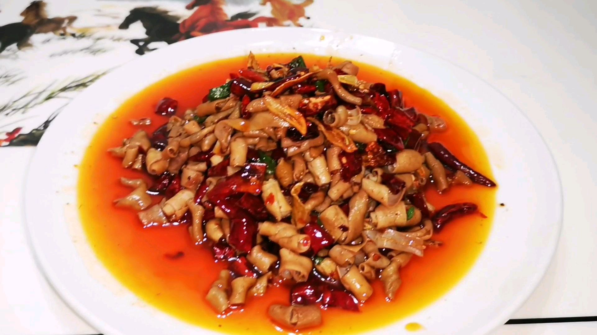 四川家常菜,火爆鸭肠(鸭肠十块钱炒这么大一盘)
