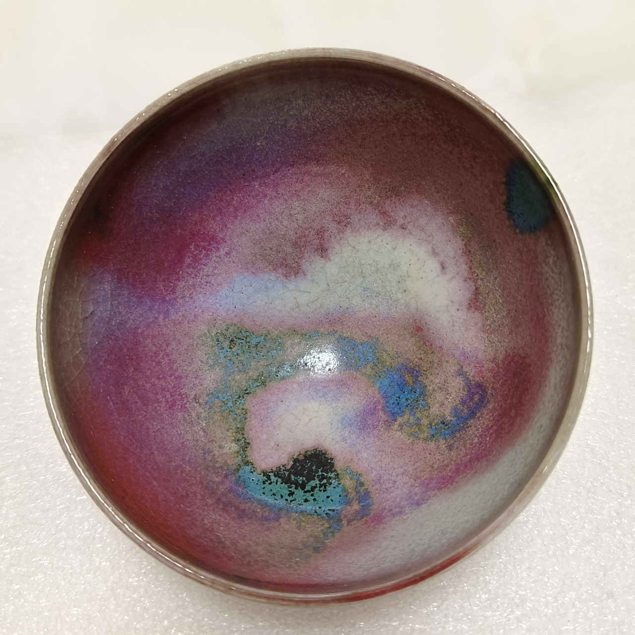 宋金~鲁山段店窑窑变莲子碗 入窑一色,出窑万彩.