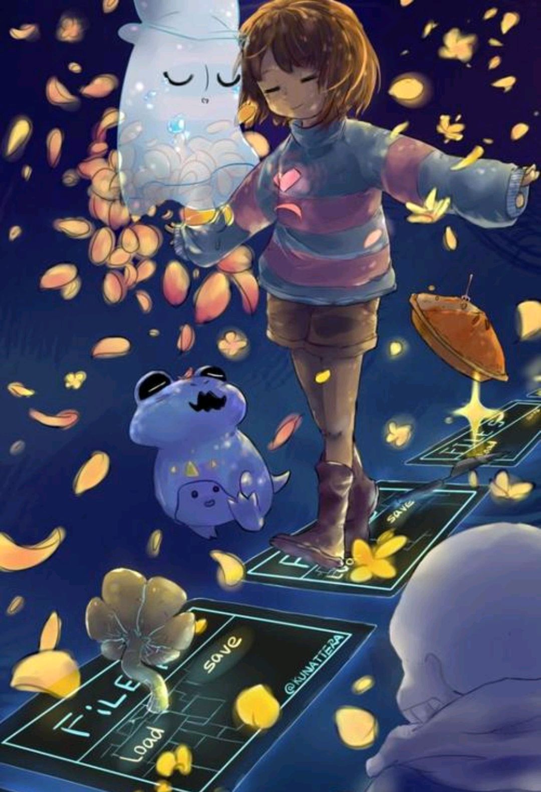 「传说之下」旅途的起点,废墟中的遗迹,以及,曾经的家