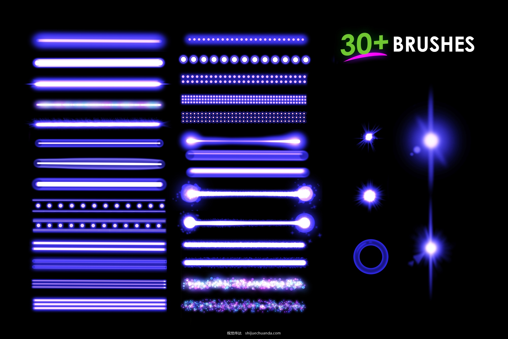 30+ Procreate Neon Brushes-1.jpg