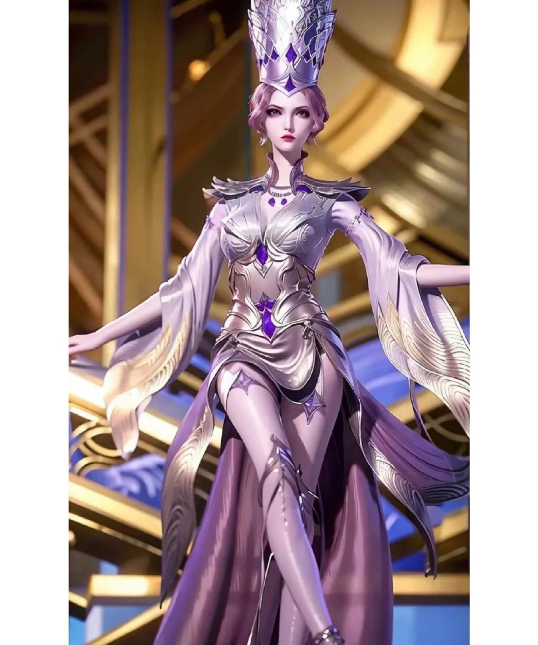 美图分享#比比东~~油光满面