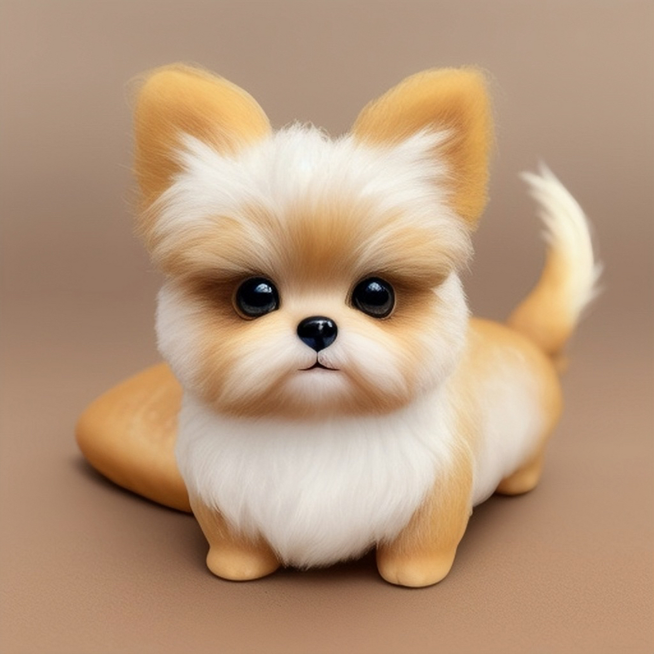 汪～汪!面包小狗向您说早安啦～ #狗狗头像# #治愈不开心