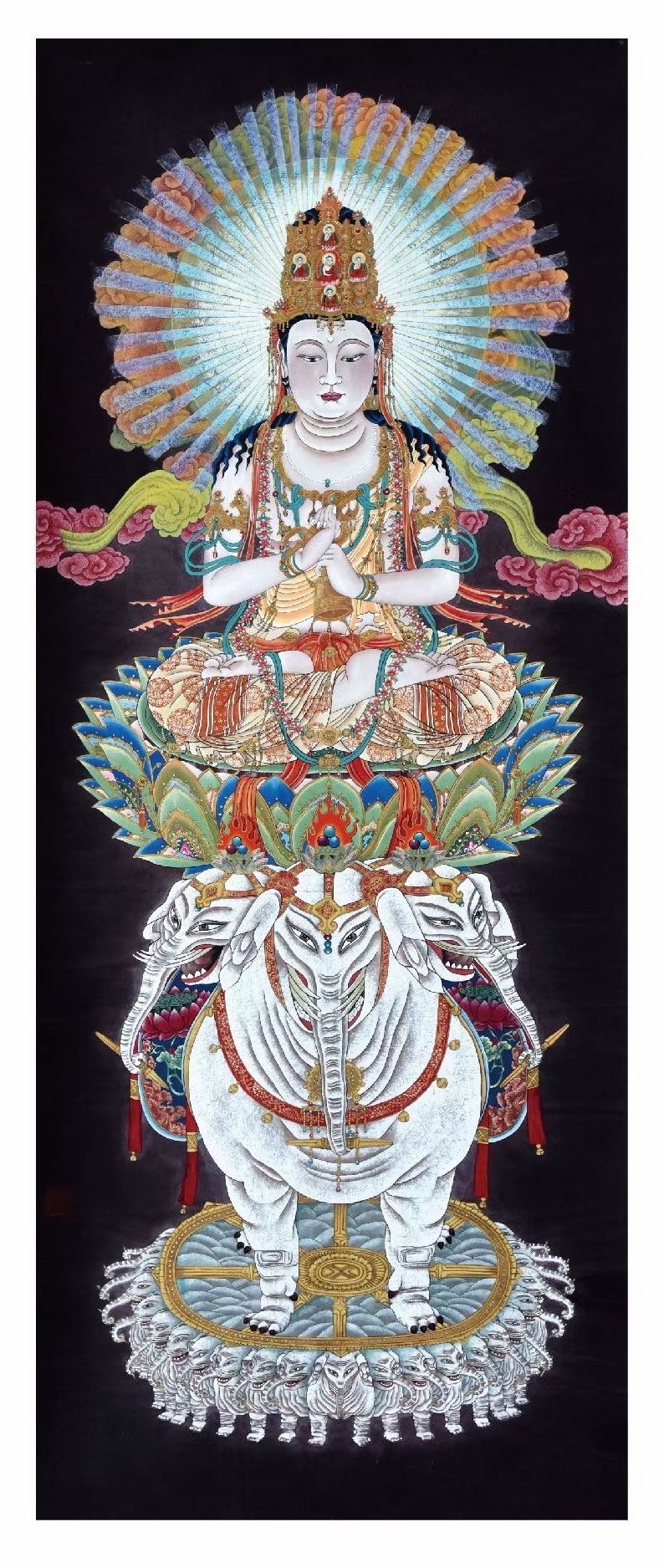 佛像艺术画家田勇老师作品展示