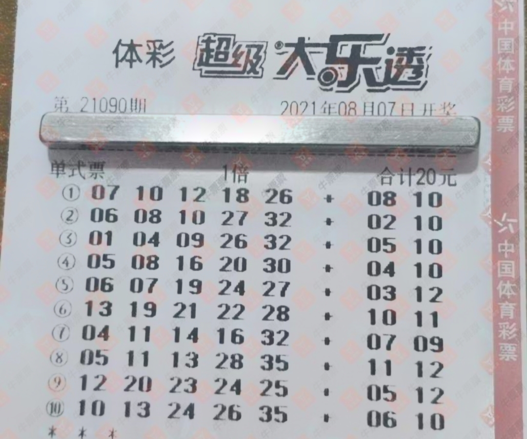 21090期大乐透晒票:复式票再度出手,是失望而归还是喜迎好运?