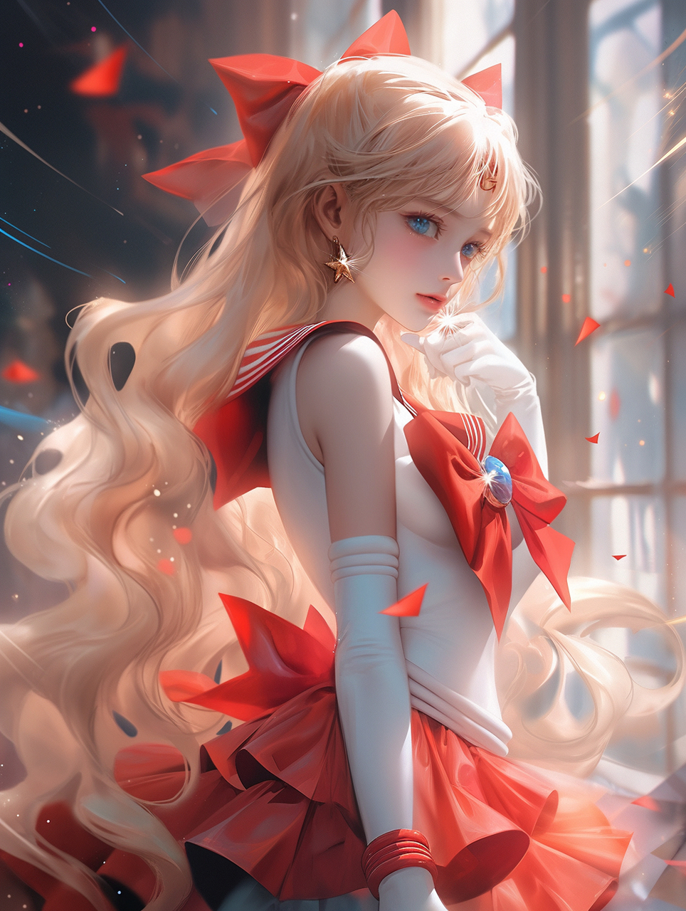 美少女战士—-美野美奈子,年少时所有女神中最喜欢的角色,一度以为她