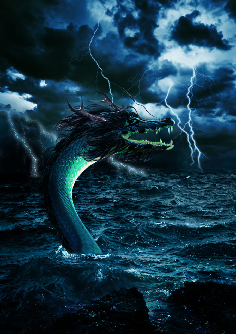 蛟龙 即蛟,是古代神话中的神兽,拥有龙族血脉的水兽, 在朝龙进化时的