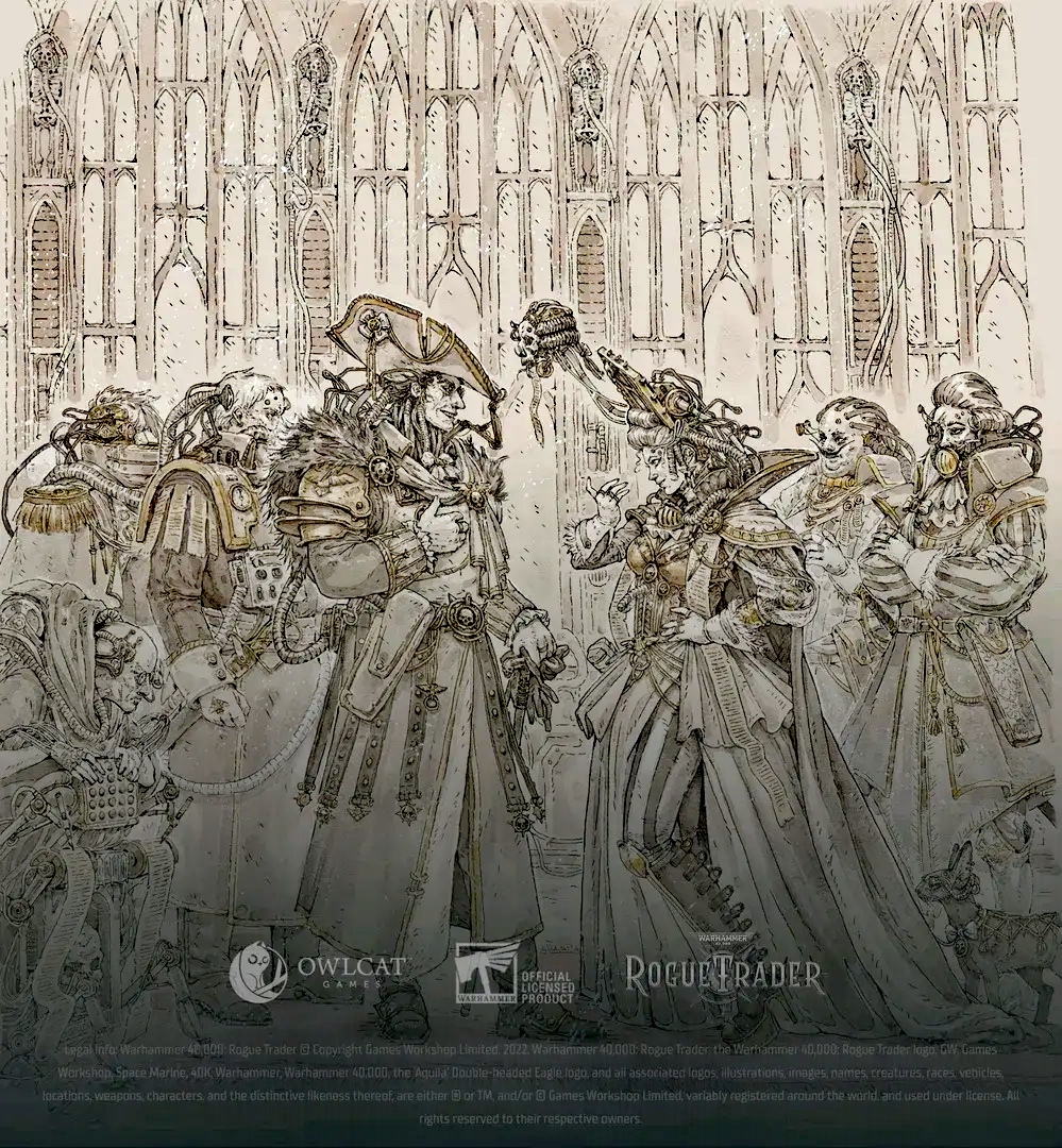 《战锤40k:行商浪人》设定图稿欣赏