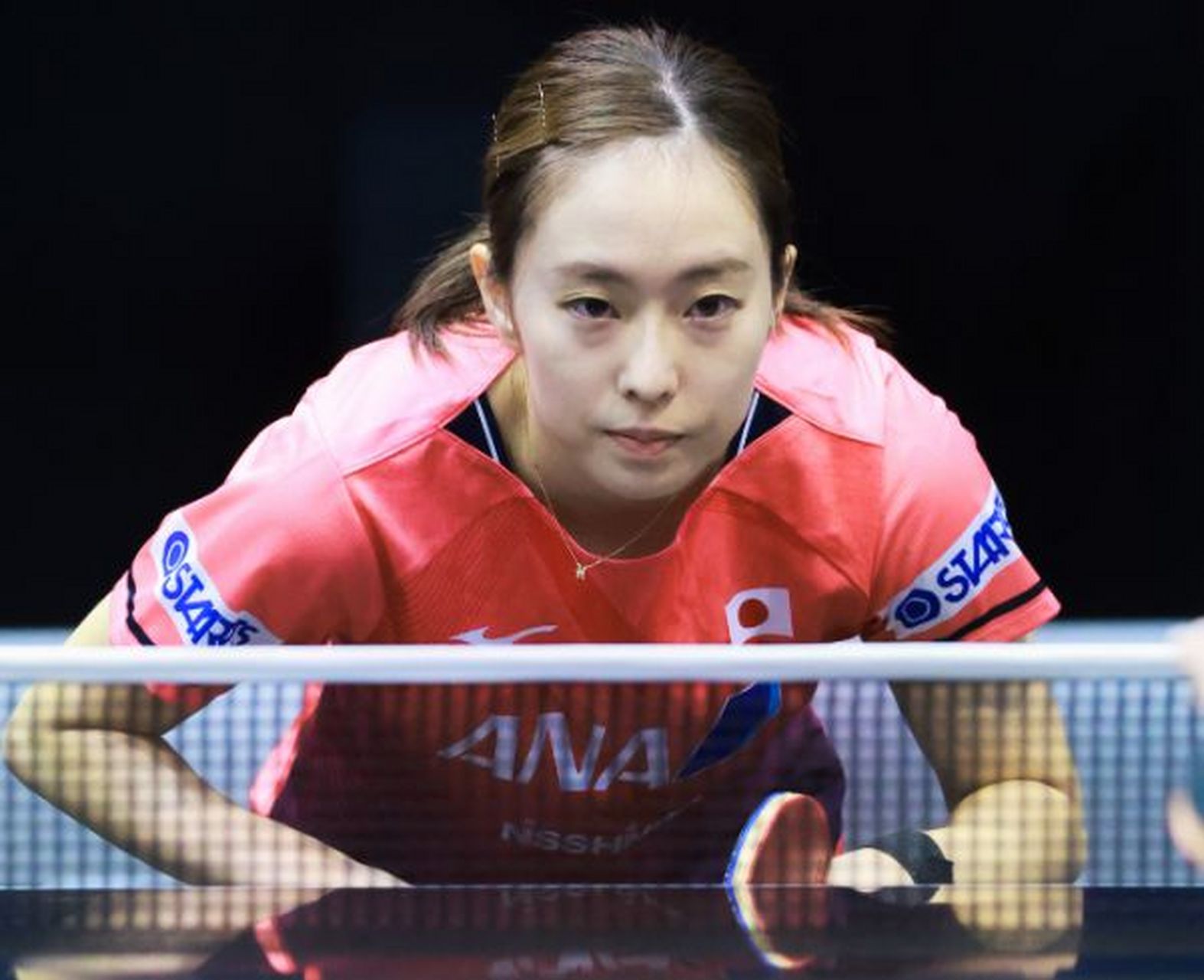 石川佳纯惊出一身冷汗  wtt澳门冠军赛,女单1/16决赛,德国米特兰姆vs