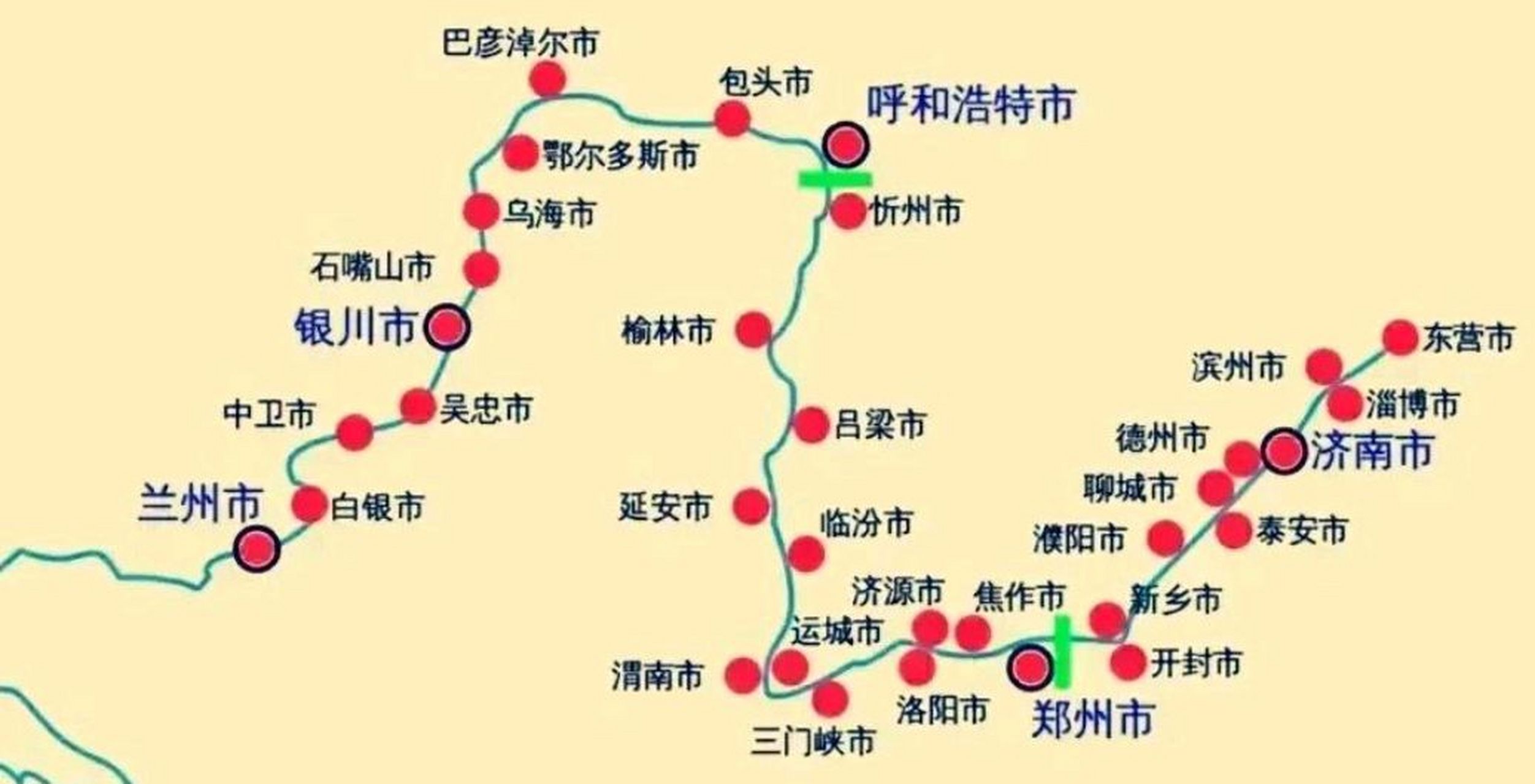 全长5464公里的黄河的大部分河段里,河床都高于流域内的城市农田;自西