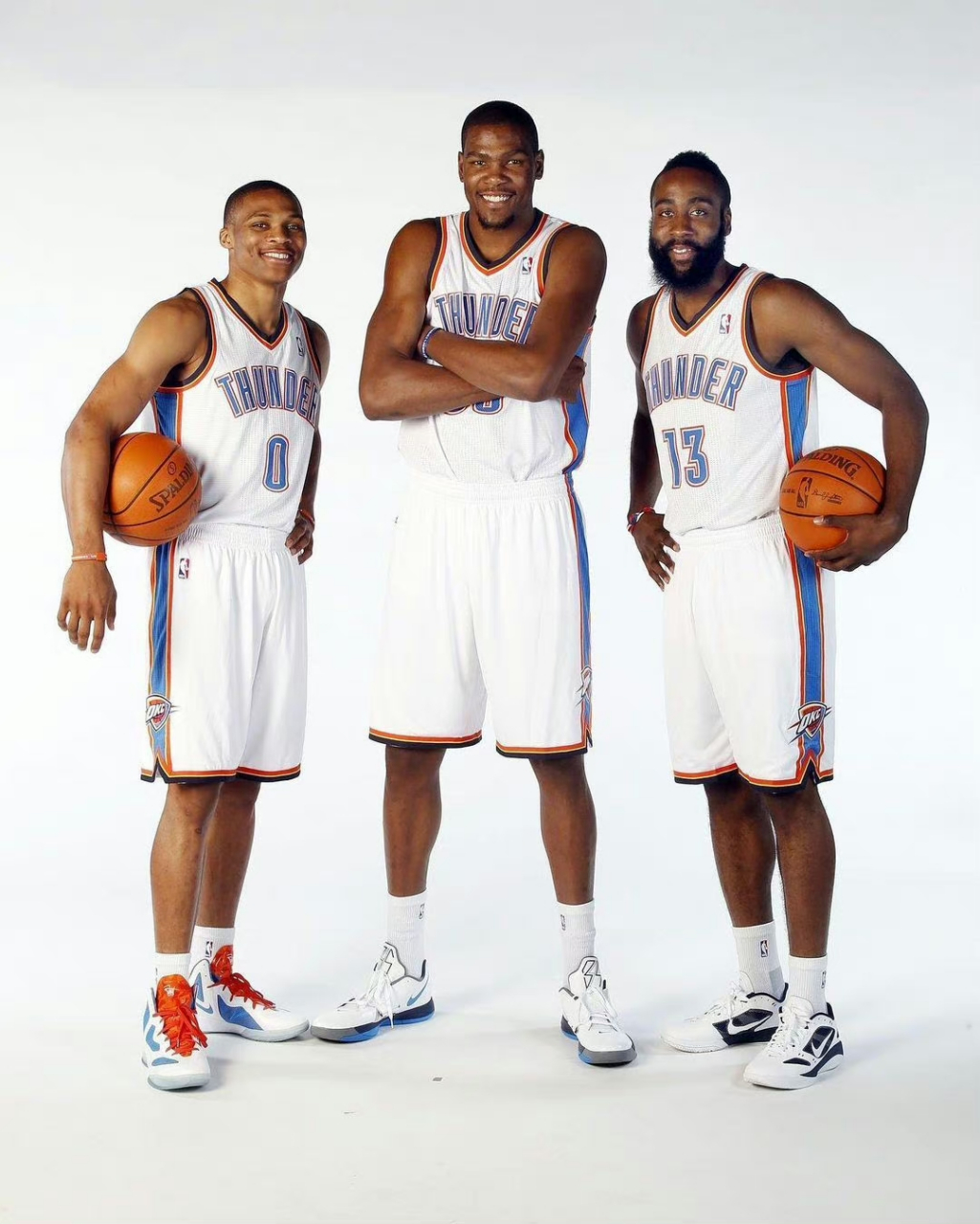 雷霆三少:杜兰特 威少 哈登