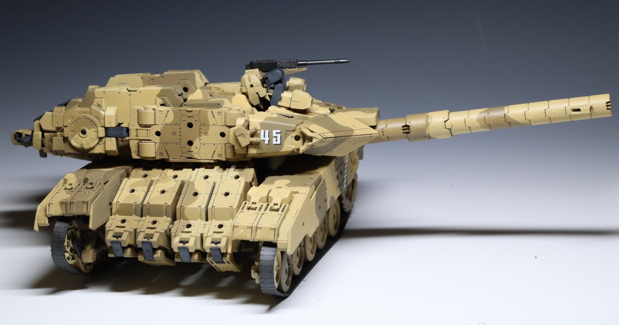 模型欣赏:万代 30mm系列机体改造 变形坦克