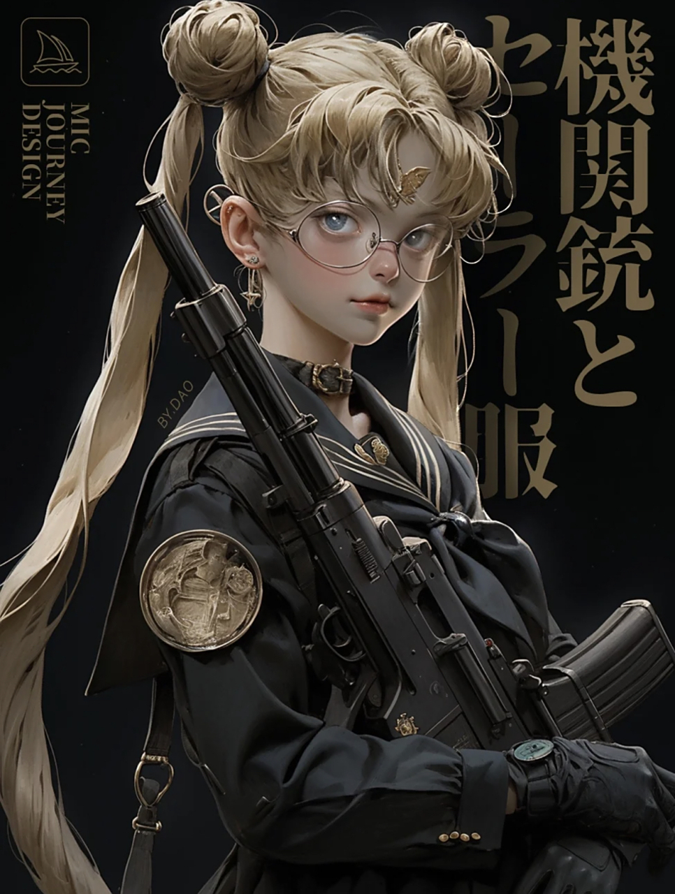 拿枪的美少女战士#动漫