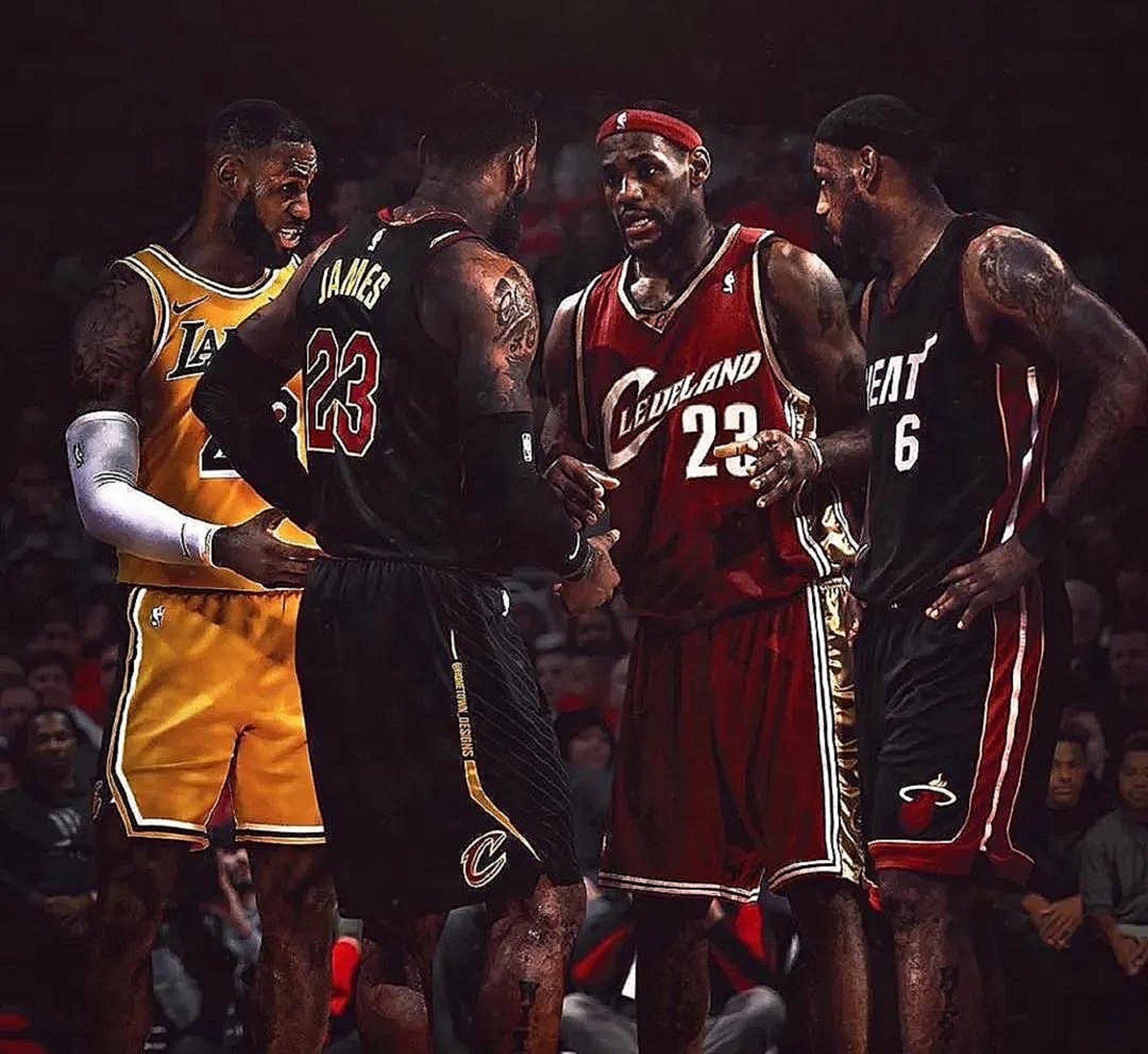 勒布朗·詹姆斯生涯数据,总决赛,冠军一览表来了