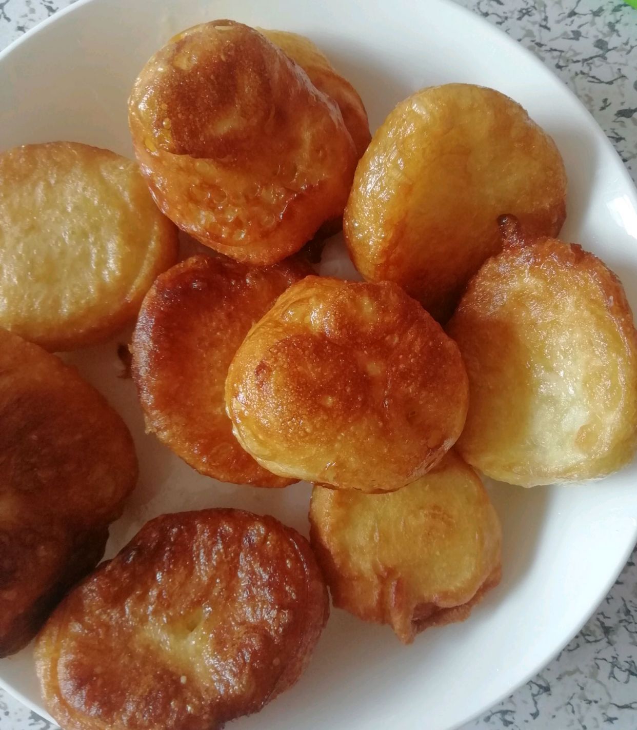 隔壁的小孩都馋哭了,油炸面托