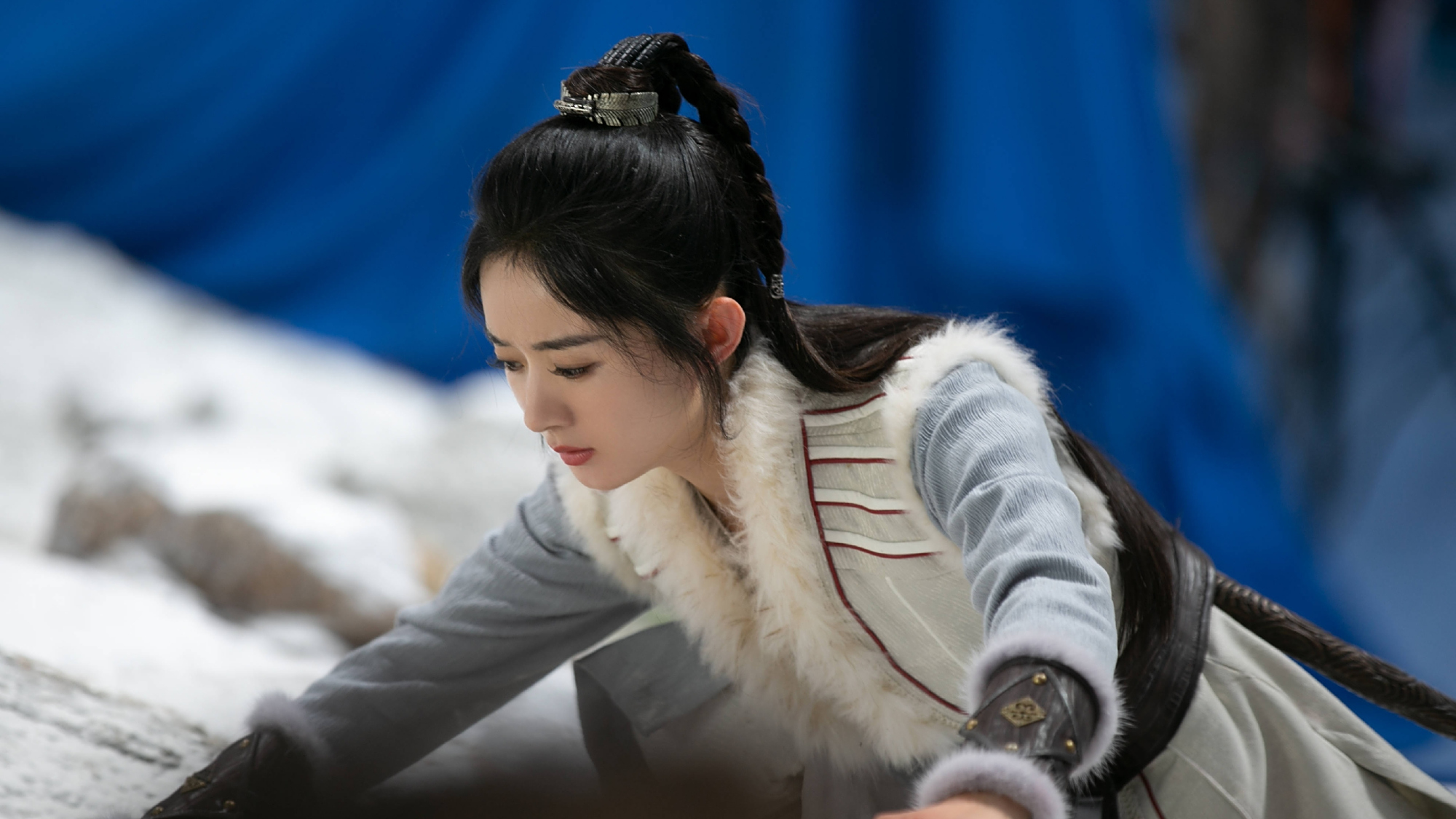 演员赵丽颖,电视剧《有翡》剧照更新,请看阿翡的美照吧