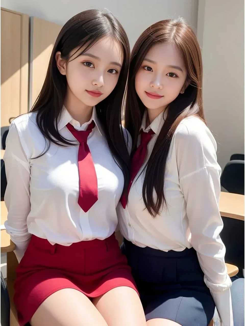 女孩子合照 要说都超好看 这是规矩