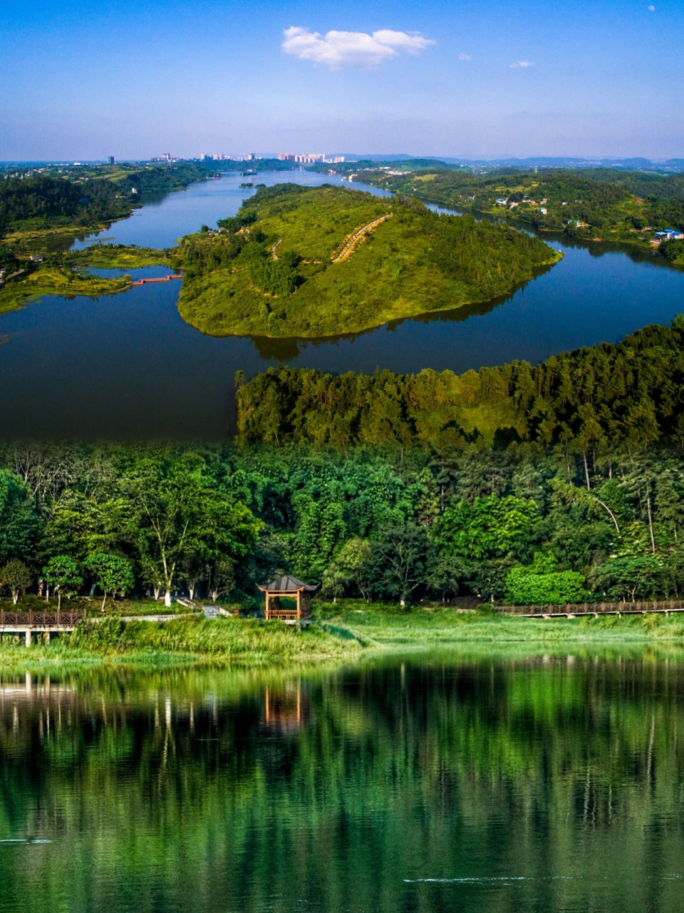 隆昌古宇湖景区图片