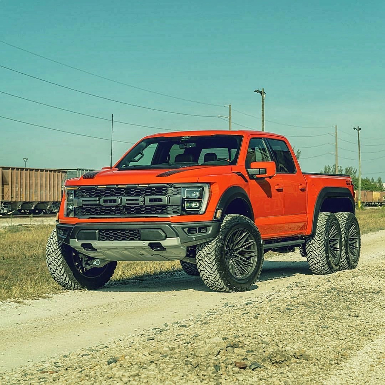 福特猛禽6x6#皮卡改装# #福特猛禽