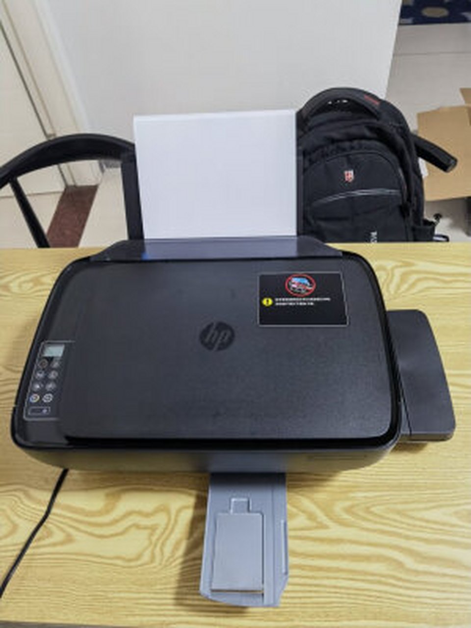 惠普(hp)418多功能彩色打印机学生家用 无线连供喷墨打印一体机 微信