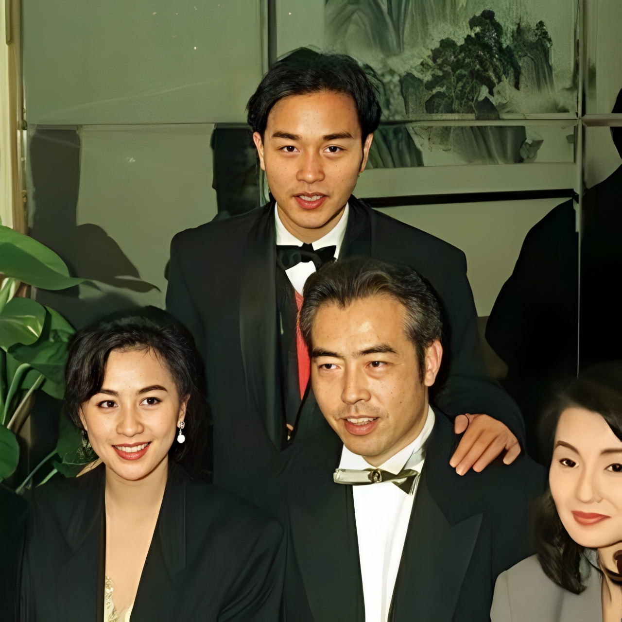 陈凯歌和张国荣旧照